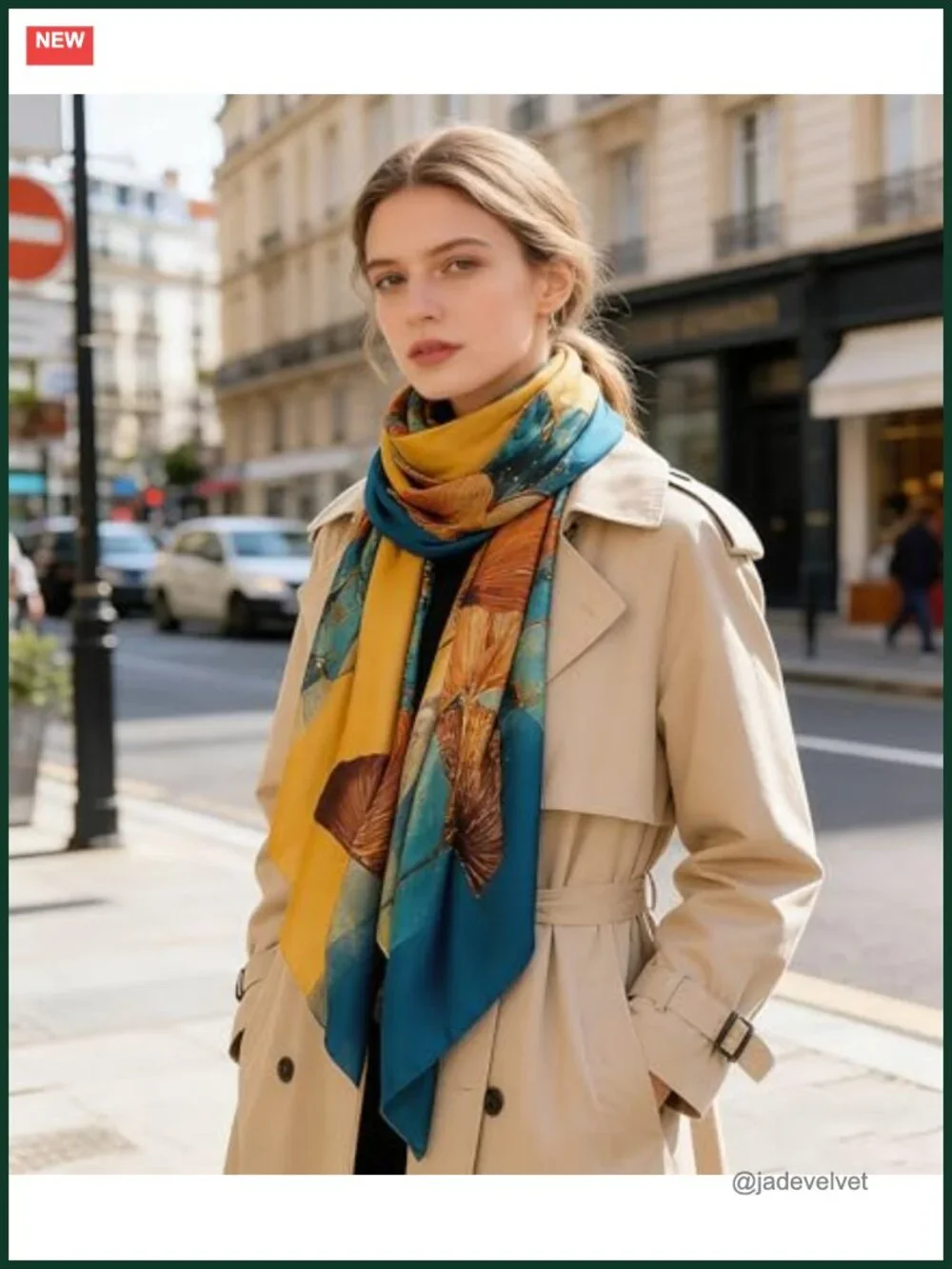 100% Mulberry Silk Scarf Long Lightweight Shawl Wrap Women Fashion
